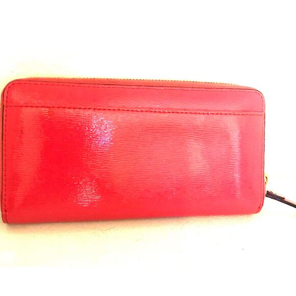 Kate Spade ♣️ Beacon Court Lacey Continental Wallet Pink Patent Leather Bow NWOT - Picture 7 of 7